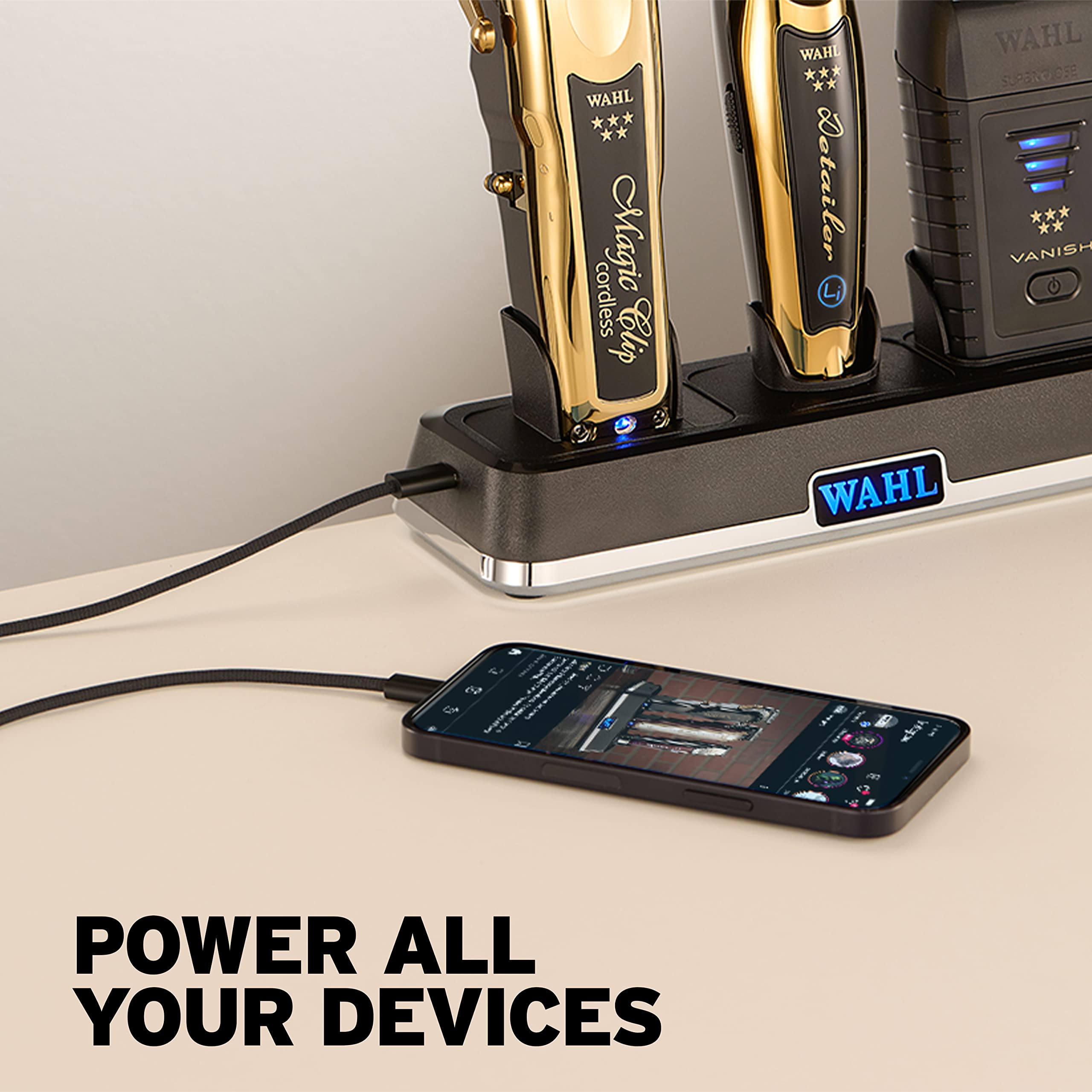Wahl Professional Power Station™, Charging Dock, USB-C Port